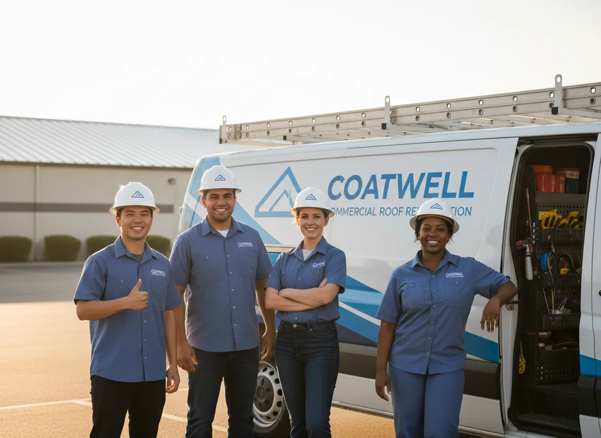 Commercial roof coating company in Moosic, PA
